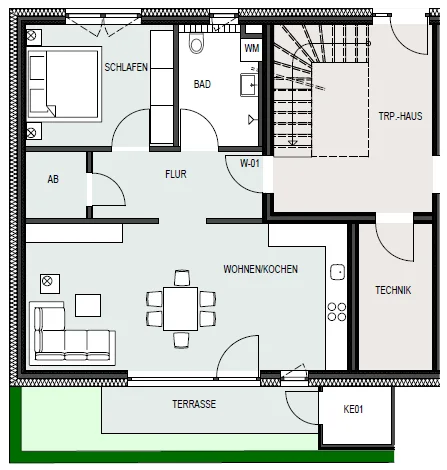 Grundriss W-01