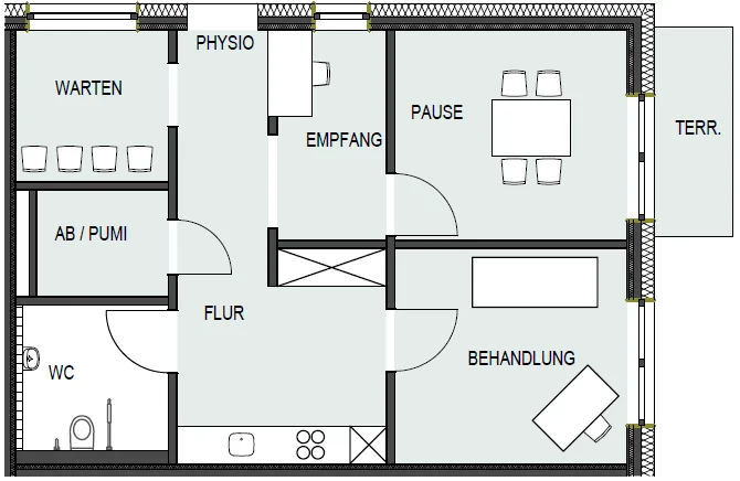 Grundriss EG-PHYSIO