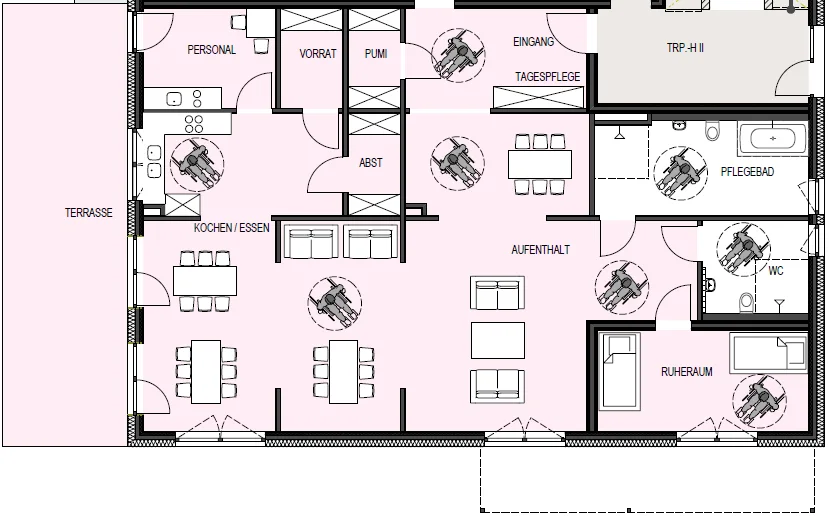 Grundriss EG-TAGESPFLEGE